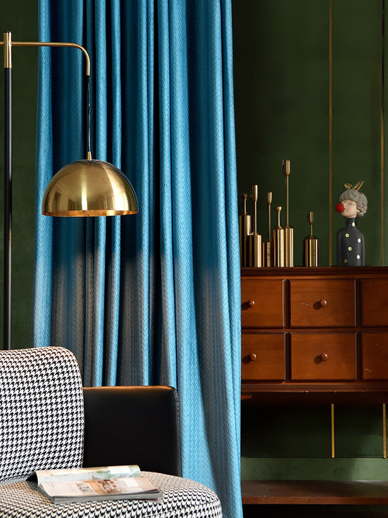 Anydrape Curtain Blue 100cmx200cm Fashionable Velvet Window Home Curtains