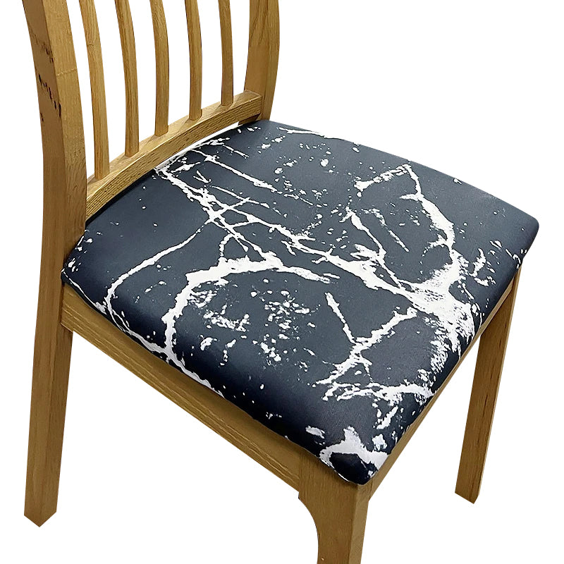 Anyseat Chair Cover Black White Splash Print Stretch Seat Cover for Home Dinning Kitchen Washable Removable