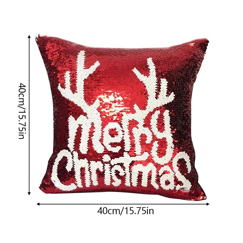 ANYDECO Christmas Pillow Cover Seat Soft Throw Pillow