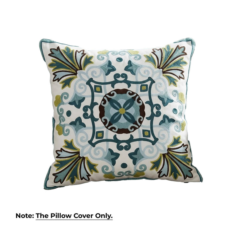 Anypillow Bohemian Embroidered Pillowcase Decorative Cushion Cover