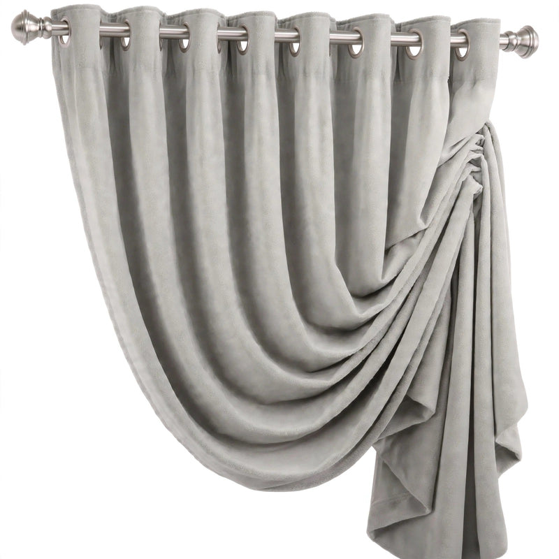 Anydrape Gray Velvet Blackout Curtains – High‑Quality Modern Luxury Drapes for Living Room, Bedroom & Dining Windows