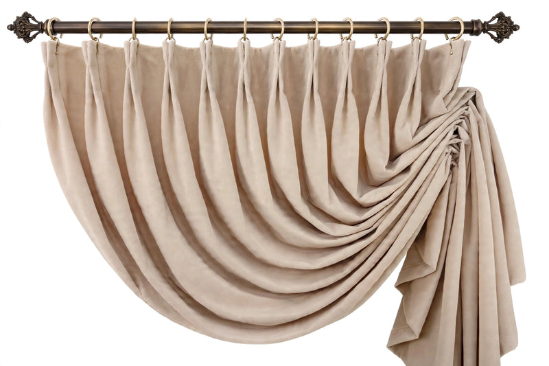 Anydrape Khaki Velvet Blackout Curtains – High‑Quality Modern Luxury Drapes for Living Room, Bedroom & Dining Windows