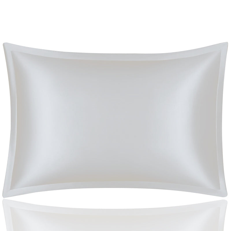 Anypillow White Pure Silk Pillowcase 50x90cm Soft Smooth Luxury Bedding