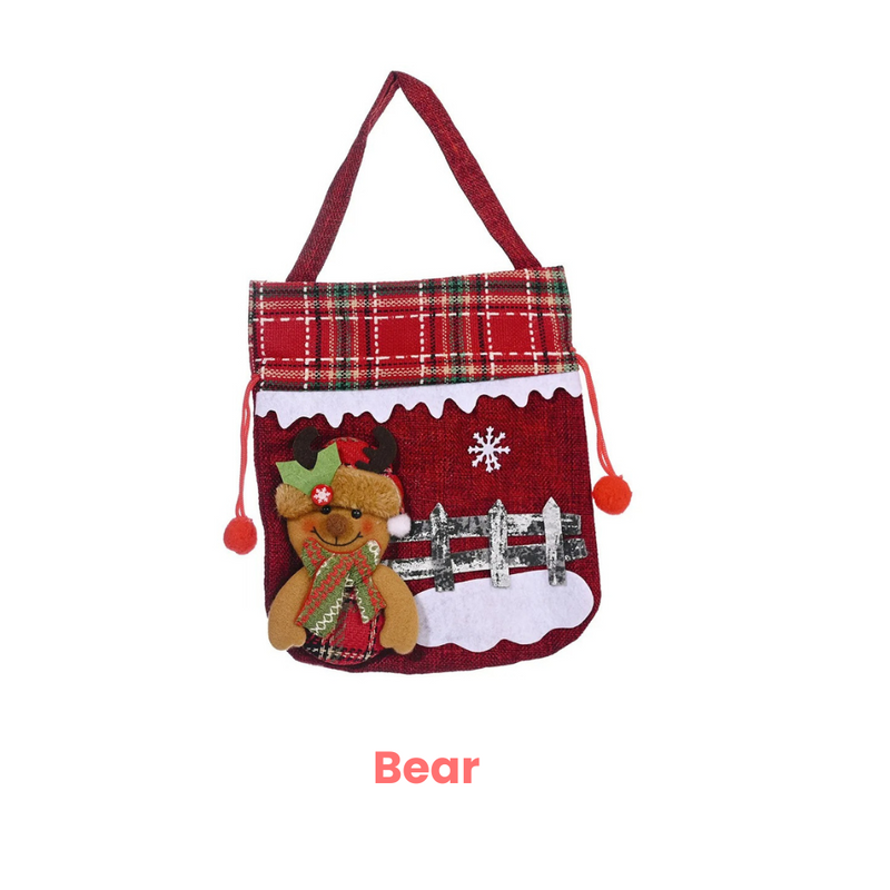 ANYHOUZ Christmas Gift Bag Ornament Candy Wrap Bags