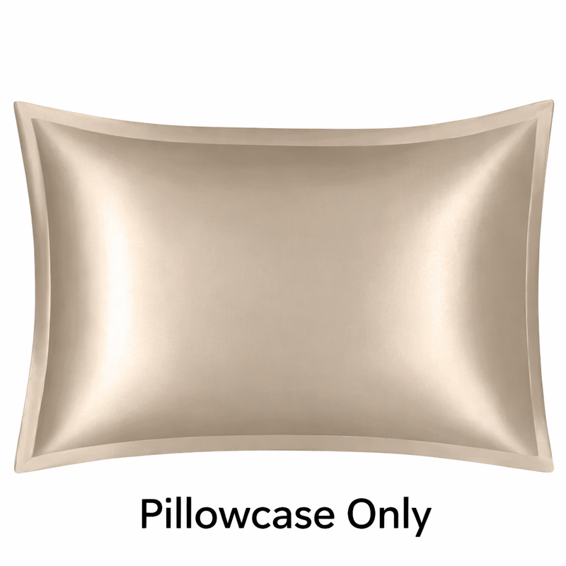 ANYHOUZ Pillowcase 50x75cm Coffee Pure Real Silk For Comfortable And Relaxing Home Bed