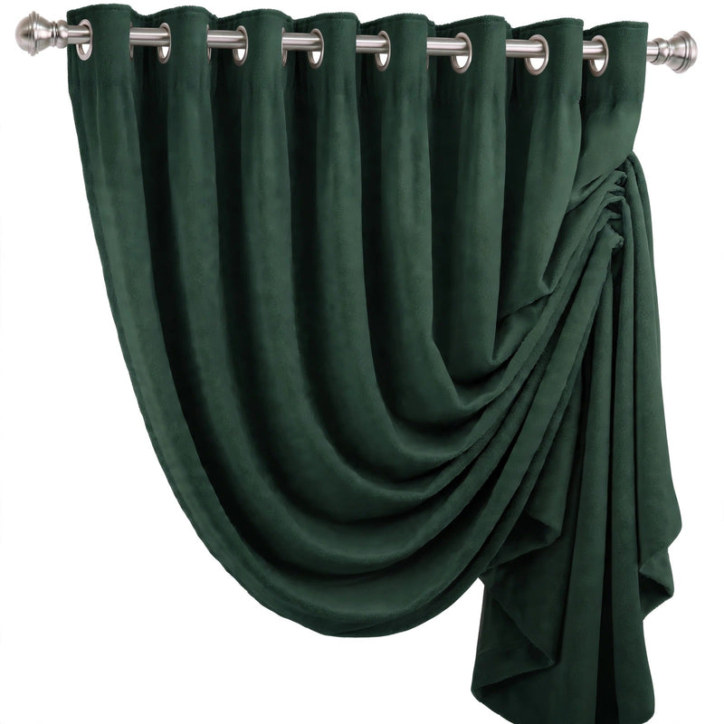 Anydrape Green Velvet Blackout Curtains – High‑Quality Modern Luxury Drapes for Living Room, Bedroom & Dining Windows