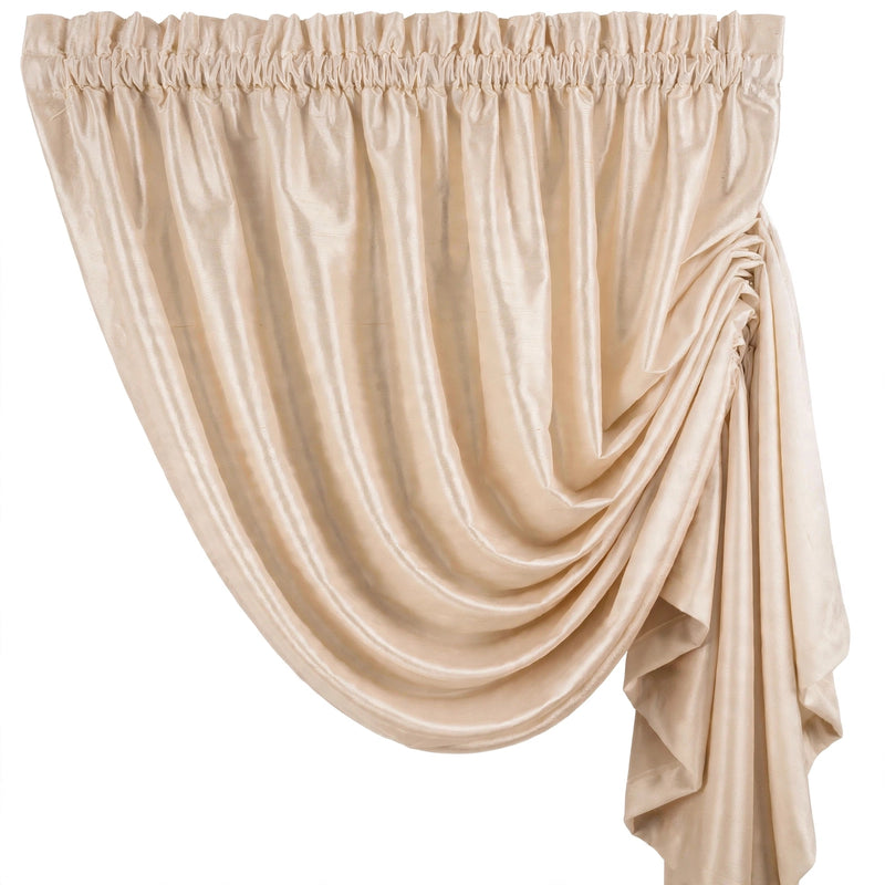 Anydrape Beige Velvet Blackout Curtains – High‑Quality Modern Luxury Drapes for Living Room, Bedroom & Dining Windows