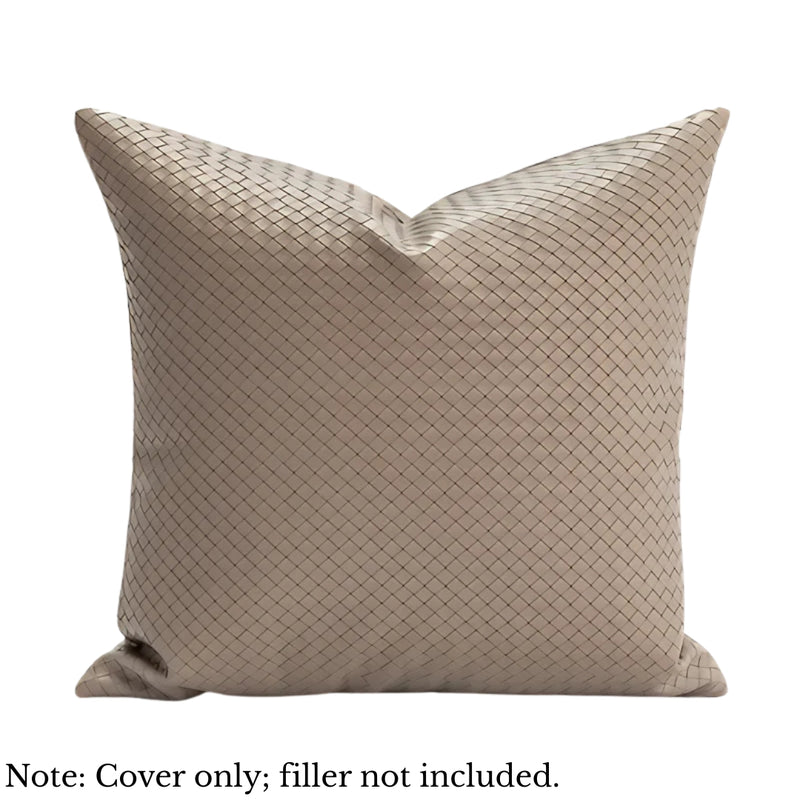 Anypillow Khaki Plain Decorative Cushion Cover – Soft Throw Pillowcase for Sofa & Bed