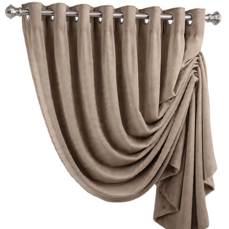 Anydrape Light Pawn Velvet Blackout Curtains – High‑Quality Modern Luxury Drapes for Living Room, Bedroom & Dining Windows