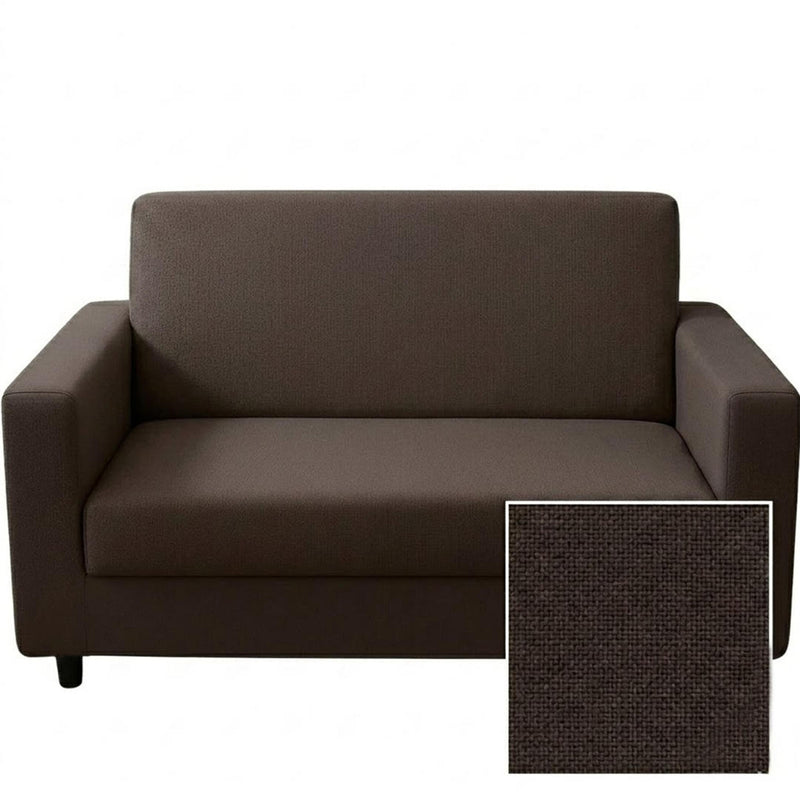 Anyseat 2-Seater Sofa Cover – Plain Coffee Style Slipcover for Living Room Chair Protection