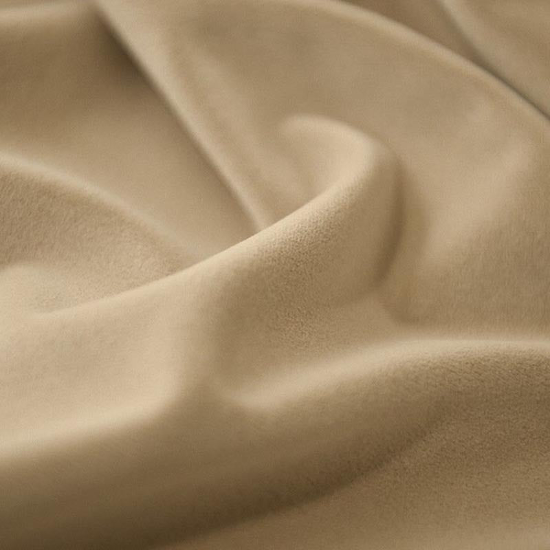 Anydrape 150cm Khaki High Quality Modern Velvet Blackout Curtains for Living Room Bedroom Dining Luxury Window Drape