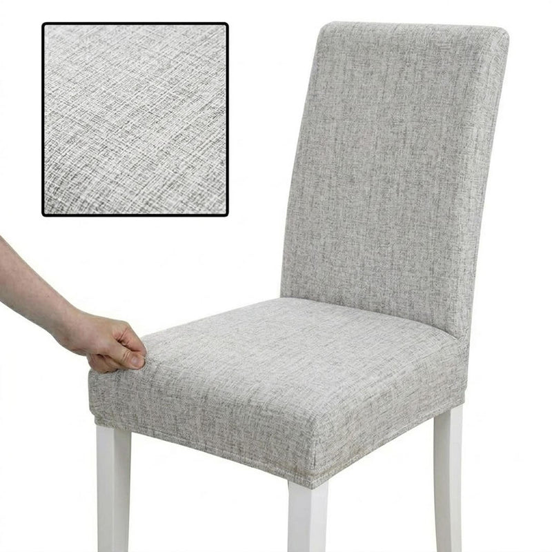 Anyseat Dirty White Plain Design Chair Cover – Elastic Slipcover with Anti‑Dirt Protection for Dining Room, Kitchen, Wedding, Hotel, Banquet & Restaurant
