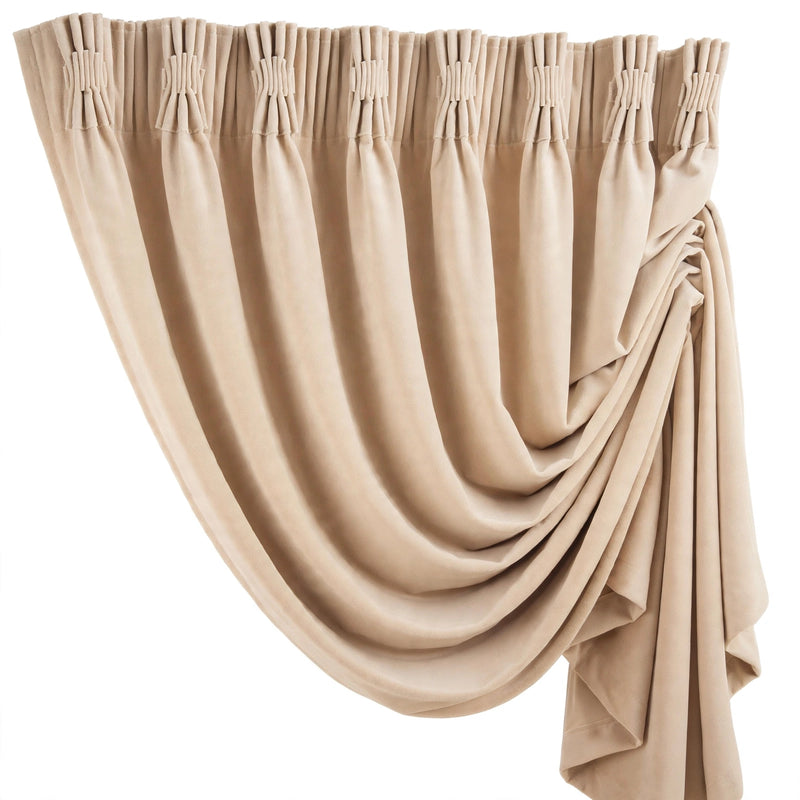 Anydrape Light Pawn Velvet Blackout Curtains – High‑Quality Modern Luxury Drapes for Living Room, Bedroom & Dining Windows