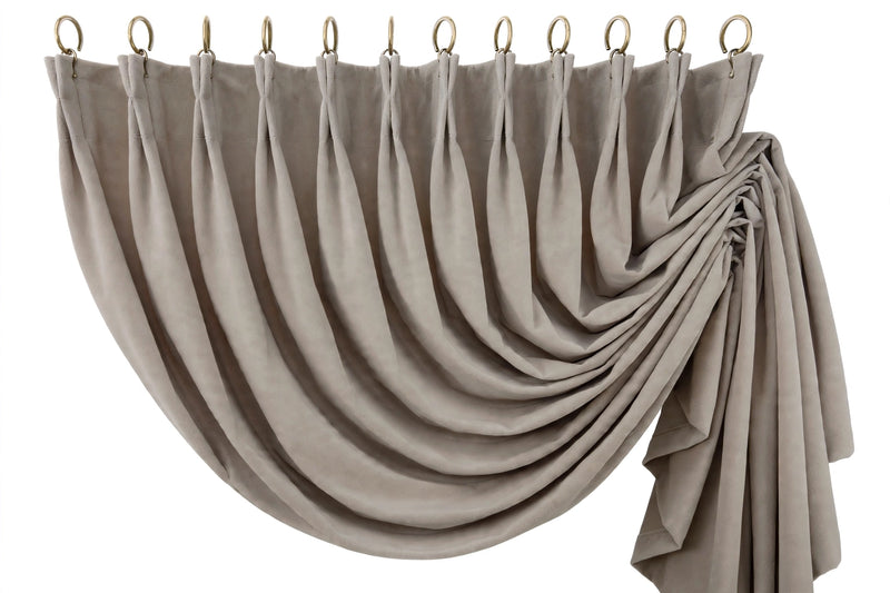 Anydrape Khaki Velvet Blackout Curtains – High‑Quality Modern Luxury Drapes for Living Room, Bedroom & Dining Windows