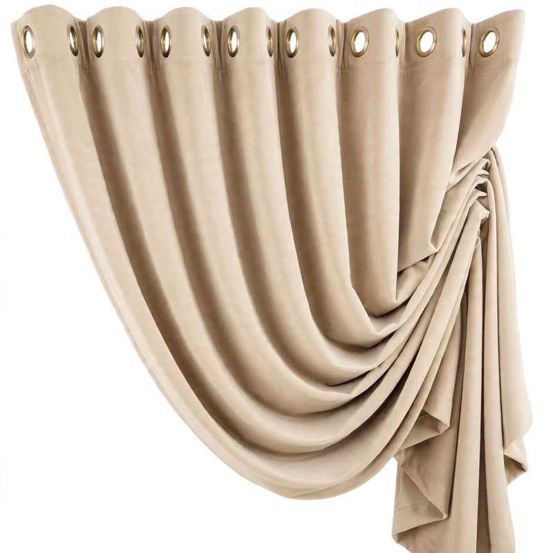 Anydrape Light Pawn Velvet Blackout Curtains – High‑Quality Modern Luxury Drapes for Living Room, Bedroom & Dining Windows