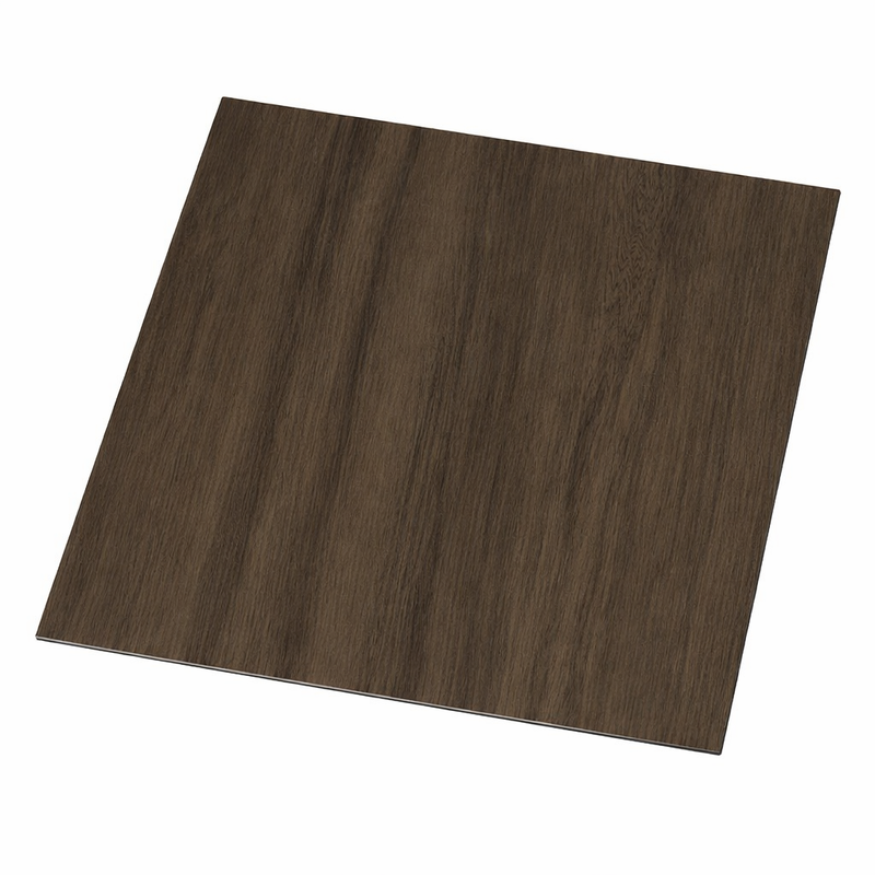 Anyhouz 10pcs Vinyl Wall Tiles – Mud Brown Design, Waterproof