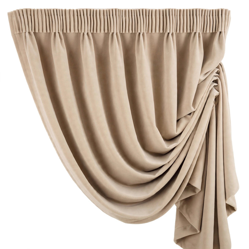 Anydrape Light Pawn Velvet Blackout Curtains – High‑Quality Modern Luxury Drapes for Living Room, Bedroom & Dining Windows