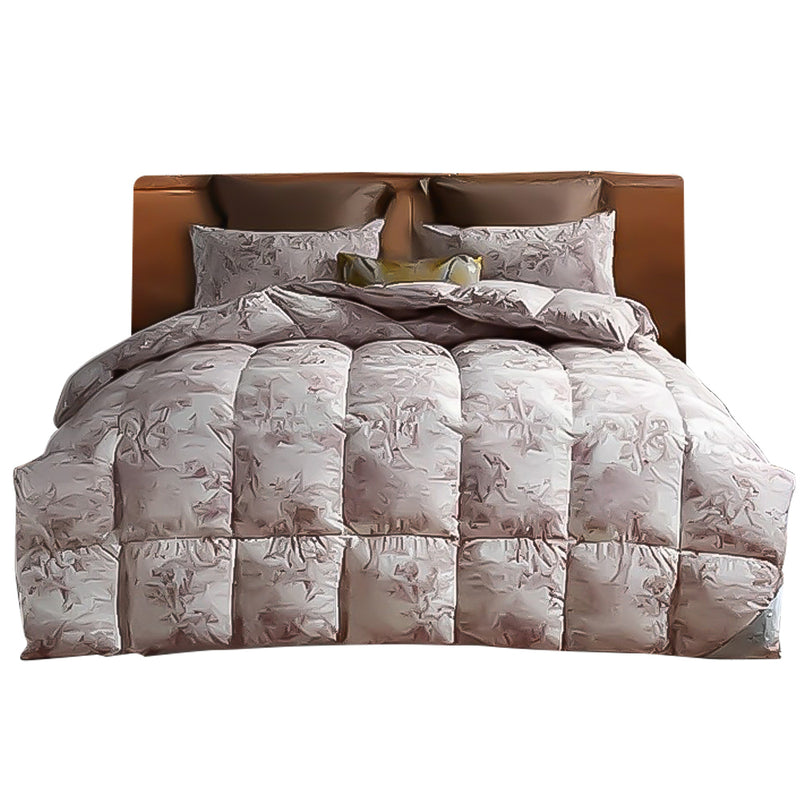 ANYHOUZ Duvet Cover Rose Gold Cloudy Fluffy Puffer Bed Comforter 20x240cm