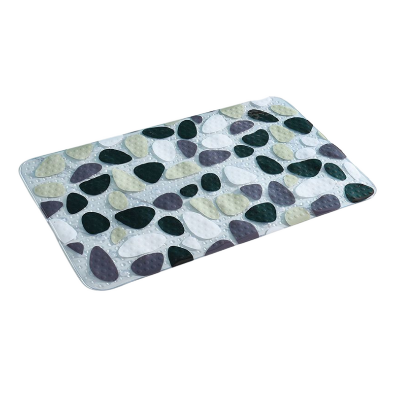 Anymat Riverstone Bathroom Mat – Printed Non‑Slip Shower Pad