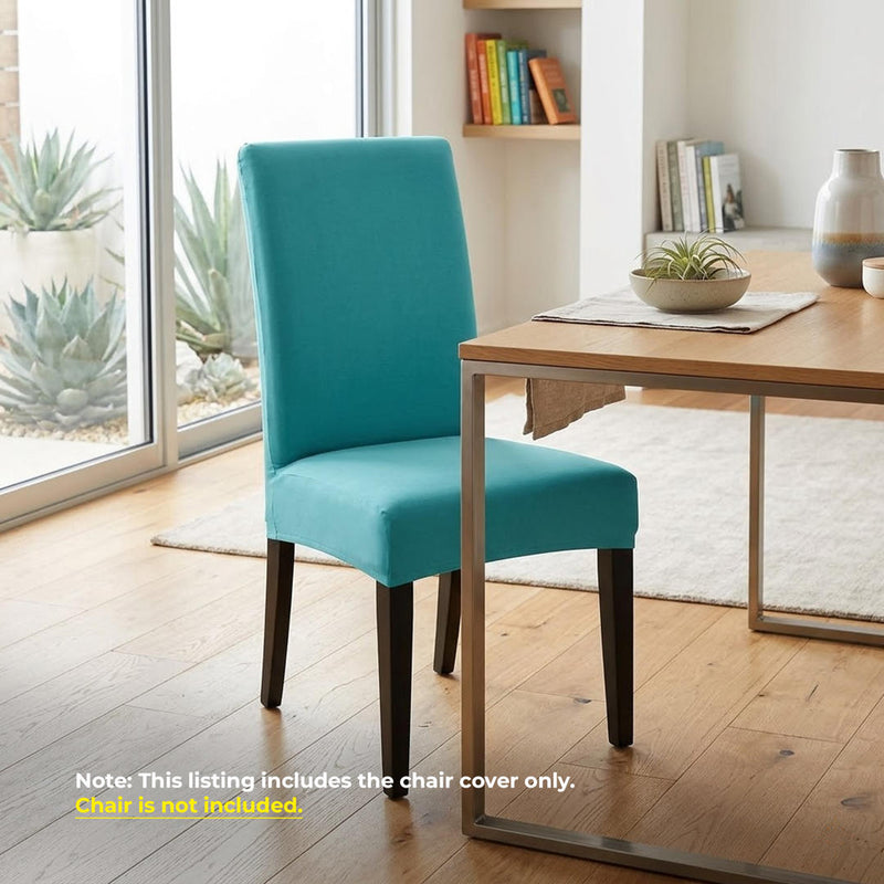 Anyseat Sky Blue Chair Cover – Waterproof Elastic Slipcover with Anti‑Dirt Protection for Dining Room, Kitchen, Wedding, Hotel, Banquet & Restaurant