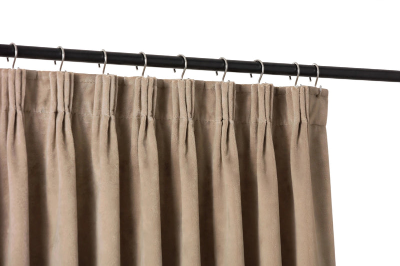 Anydrape Beige Velvet Blackout Curtains – High‑Quality Modern Luxury Drapes for Living Room, Bedroom & Dining Windows
