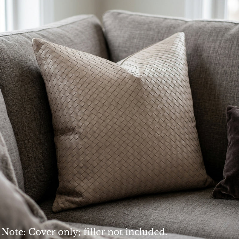 Anypillow Khaki Plain Decorative Cushion Cover – Soft Throw Pillowcase for Sofa & Bed