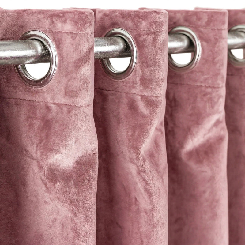 Anydrape Dark Peach Velvet Blackout Curtains – High‑Quality Modern Luxury Drapes for Living Room, Bedroom & Dining Windows