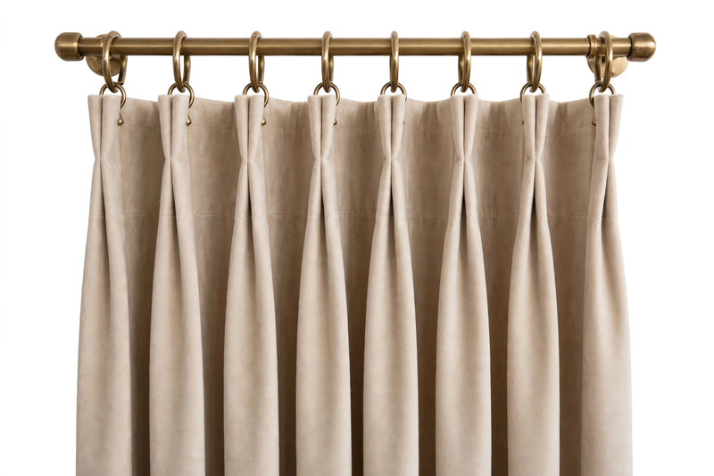 Anydrape Light Pawn Velvet Blackout Curtains – High‑Quality Modern Luxury Drapes for Living Room, Bedroom & Dining Windows