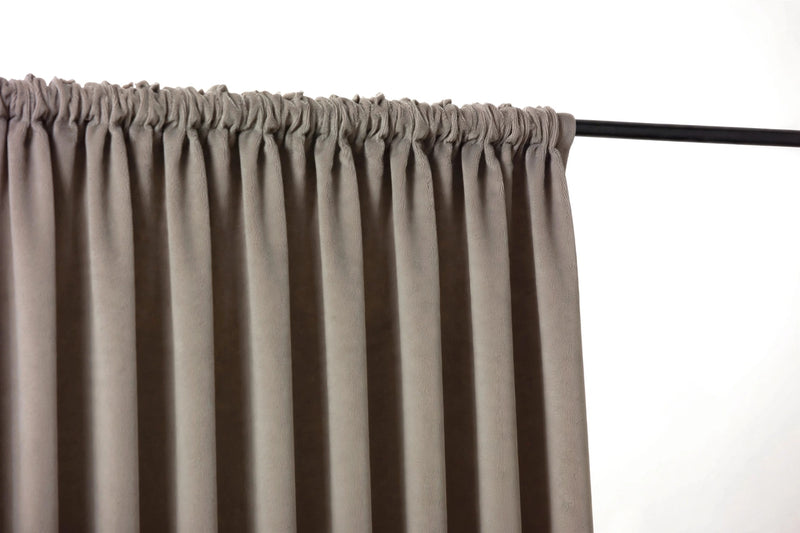 Anydrape Beige Velvet Blackout Curtains – High‑Quality Modern Luxury Drapes for Living Room, Bedroom & Dining Windows