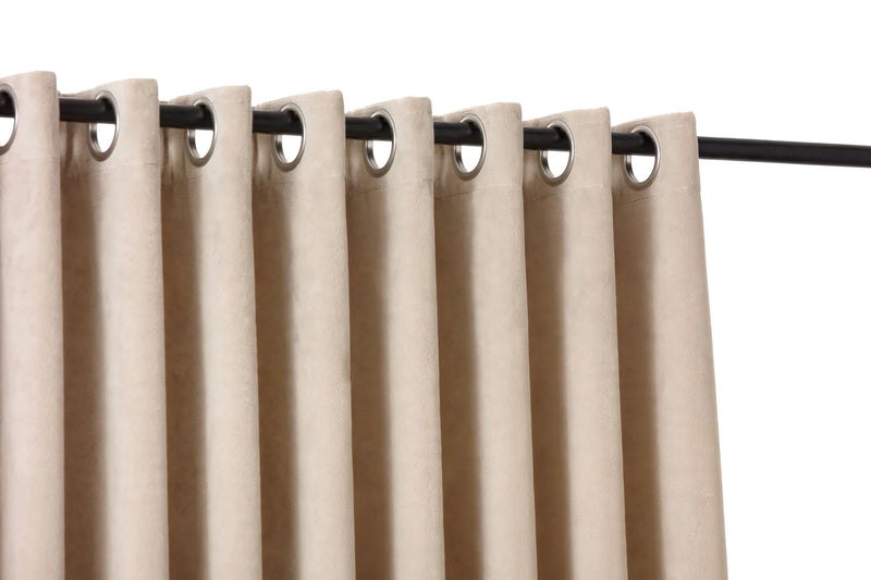 Anydrape Beige Velvet Blackout Curtains – High‑Quality Modern Luxury Drapes for Living Room, Bedroom & Dining Windows