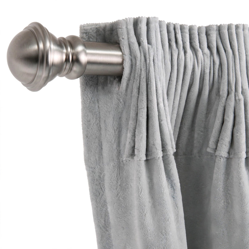Anydrape Gray Velvet Blackout Curtains – High‑Quality Modern Luxury Drapes for Living Room, Bedroom & Dining Windows