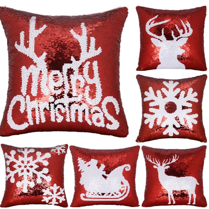 ANYDECO Christmas Pillow Cover Seat Soft Throw Pillow