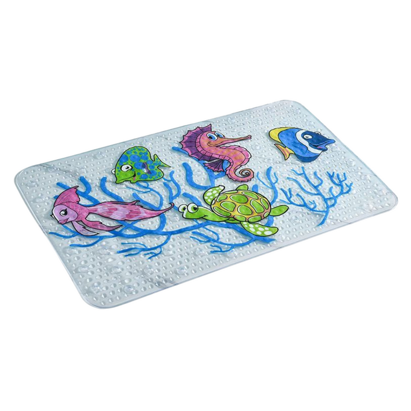Anymat Coral Reef Bathroom Mat – Printed Non‑Slip Shower Pad