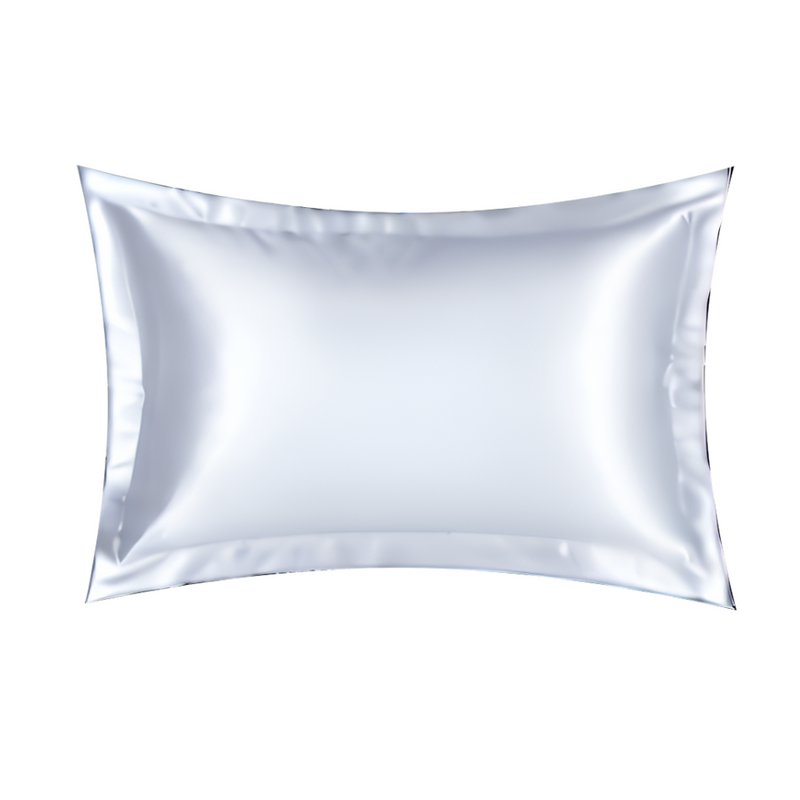 ANYHOUZ Pillowcase White Luxury Soft Natural Mulberry Silky Two Sided Satin Cover