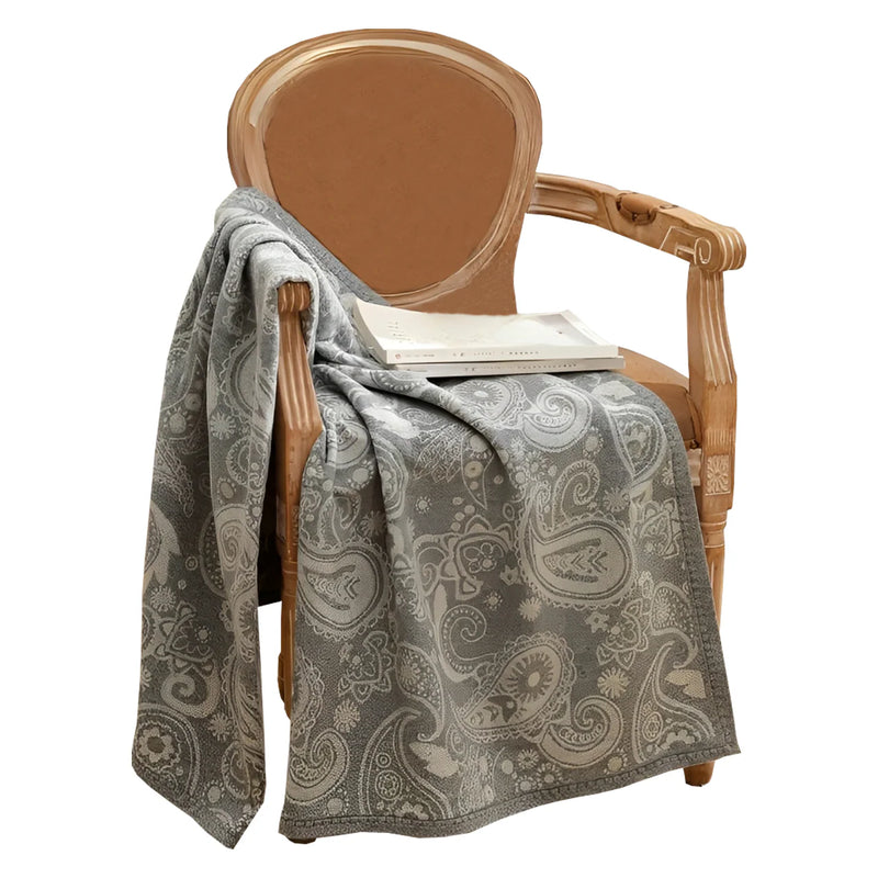 Anycozy Paisley Throw Blanket 120×150cm Cozy Sofa Cover Travel