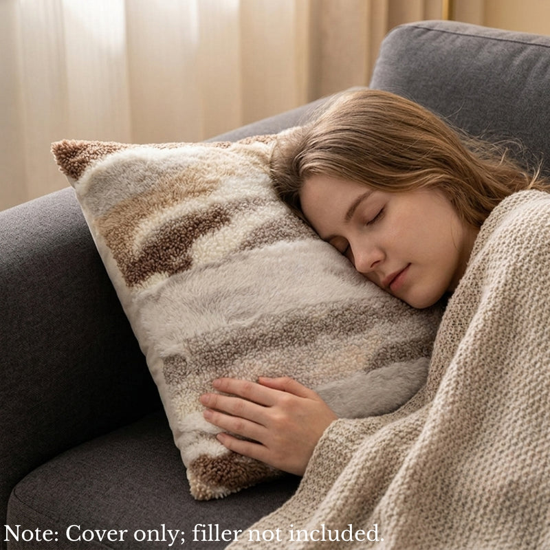 Anypillow Abstract River Flow Decorative Cushion Cover – Soft Throw Pillowcase for Sofa & Bed