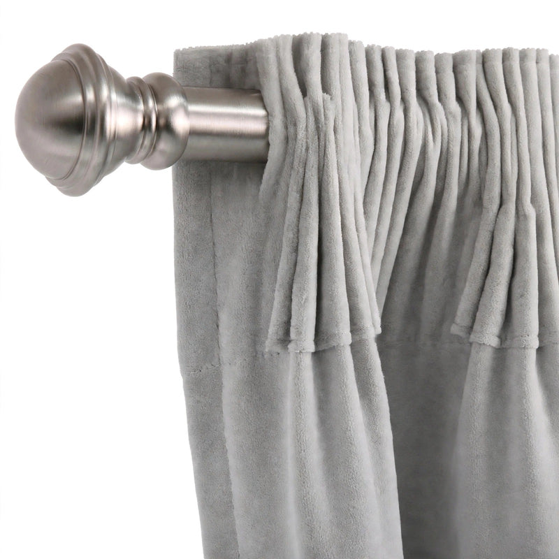 Anydrape Gray Velvet Blackout Curtains – High‑Quality Modern Luxury Drapes for Living Room, Bedroom & Dining Windows