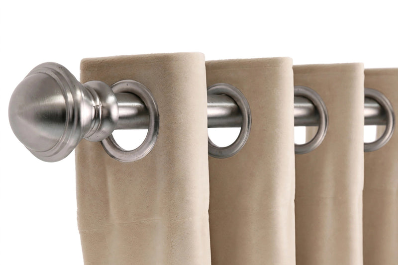 Anydrape Beige Velvet Blackout Curtains – High‑Quality Modern Luxury Drapes for Living Room, Bedroom & Dining Windows