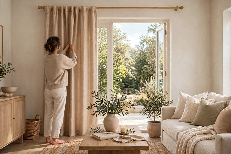 Anydrape Light Pawn Velvet Blackout Curtains – High‑Quality Modern Luxury Drapes for Living Room, Bedroom & Dining Windows