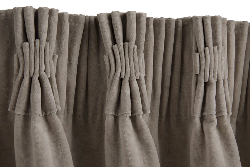 Anydrape Khaki Velvet Blackout Curtains – High‑Quality Modern Luxury Drapes for Living Room, Bedroom & Dining Windows