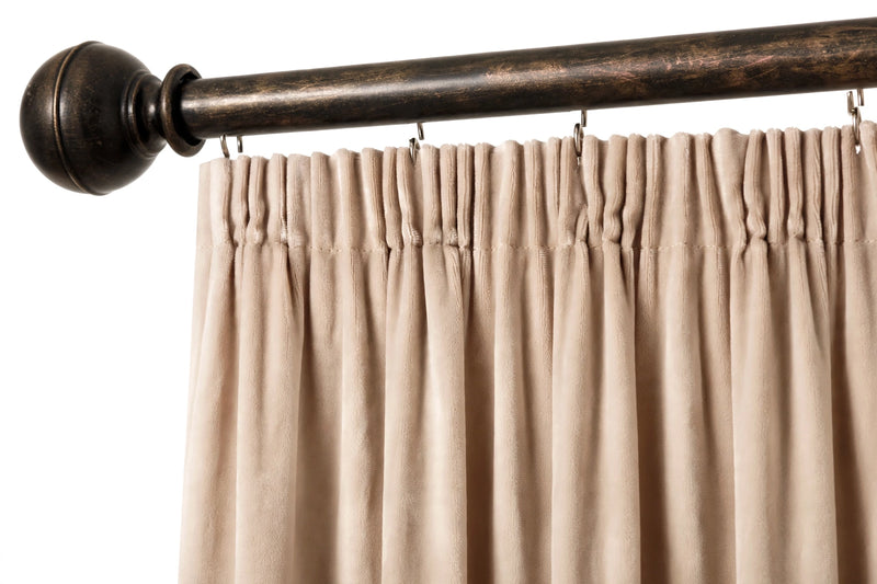 Anydrape Khaki Velvet Blackout Curtains – High‑Quality Modern Luxury Drapes for Living Room, Bedroom & Dining Windows