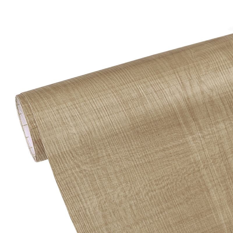 ANYHOUZ Vinyl Floor Tile 40x300cm Warm Brown Wood Grain Waterproof