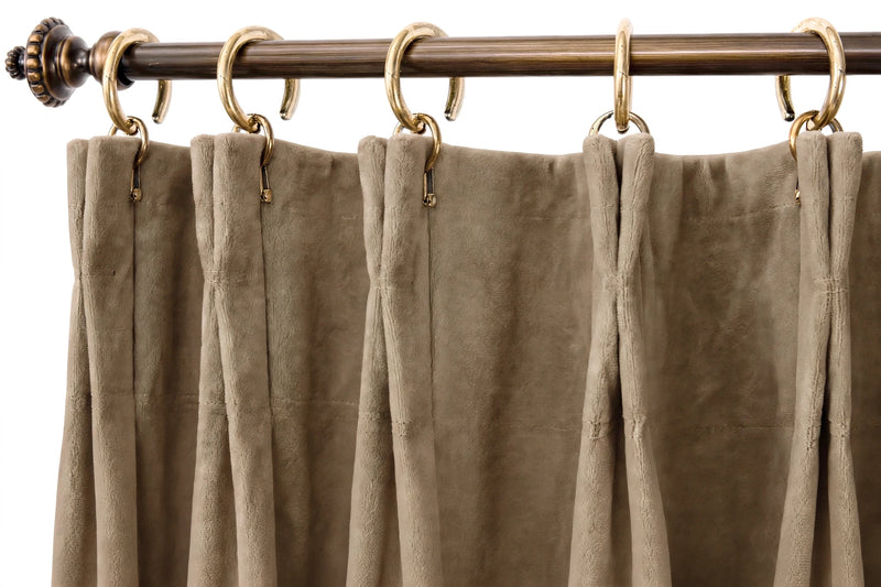 Anydrape Light Pawn Velvet Blackout Curtains – High‑Quality Modern Luxury Drapes for Living Room, Bedroom & Dining Windows