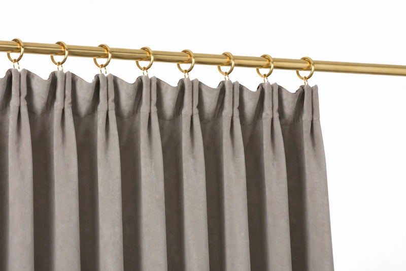 Anydrape Khaki Velvet Blackout Curtains – High‑Quality Modern Luxury Drapes for Living Room, Bedroom & Dining Windows