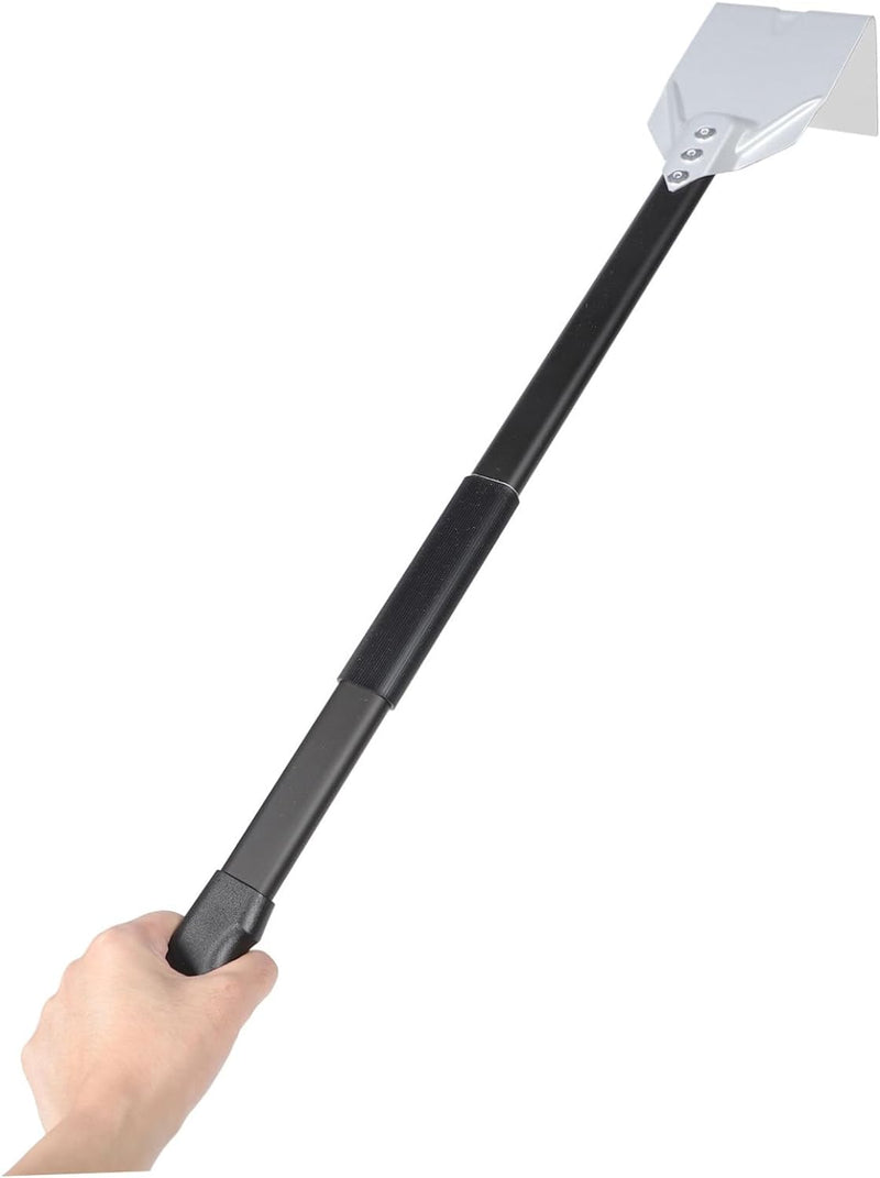 Anygleam Silver 81cm Medium Aluminum Ash Rake and Coal Mixing Pizza Tool Accessories