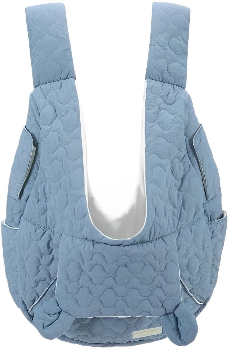 ANYWAGS Pet Carrier Royal Blue Embroidered Fabric Large Space Pet Backpack for Small Dogs or Cat Accessories