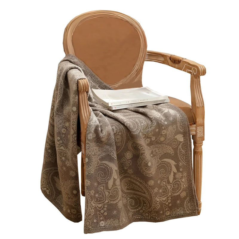 Anycozy Paisley Throw Blanket 120×150cm Cozy Sofa Cover Small