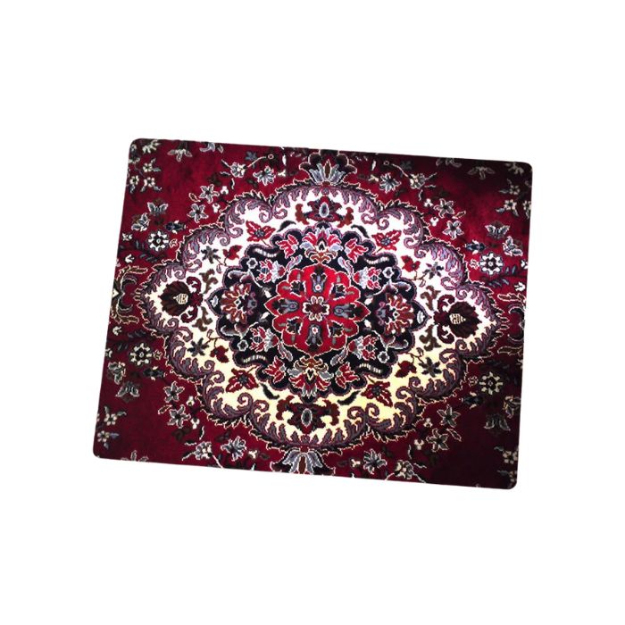 ANYMOB Mouse Pad Maroon 22X18CM Persian Tribal Carpet Computer Office Desk Non-Slip Mat