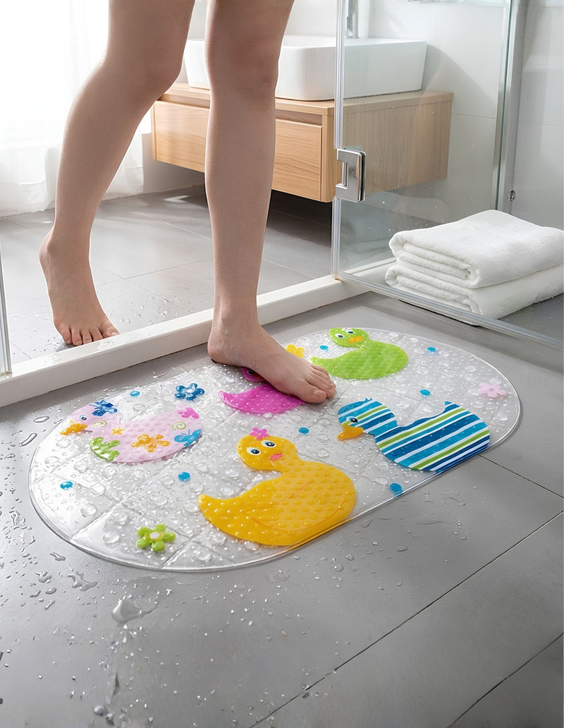 Anymat Ocean Friends Bathroom Mat – Printed Non‑Slip Shower Pad