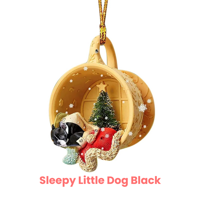 ANYDECO Christmas Dog Hanging Pendant Ornaments Decorative Supplies